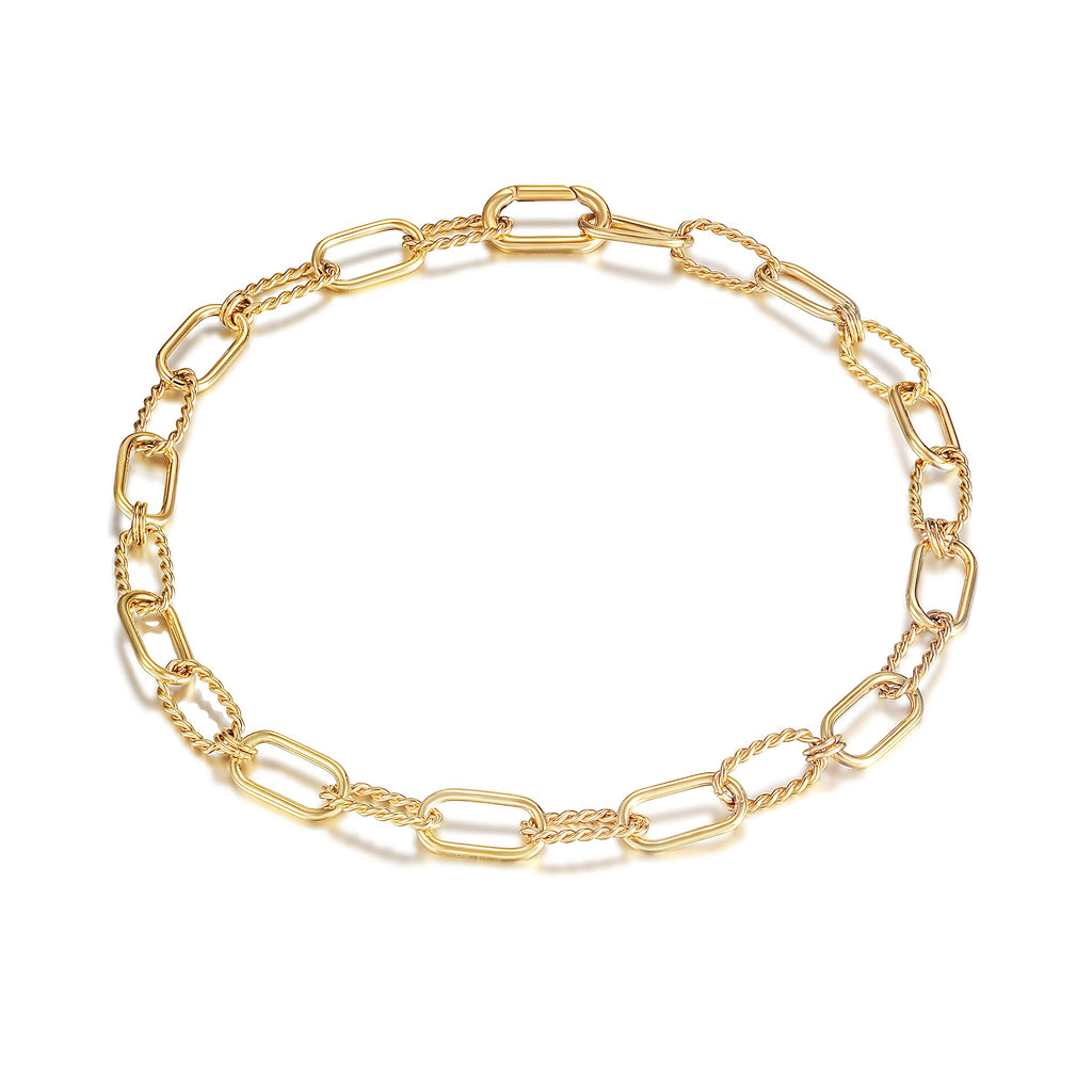 THREADER INTERLOCKING NECKLACE