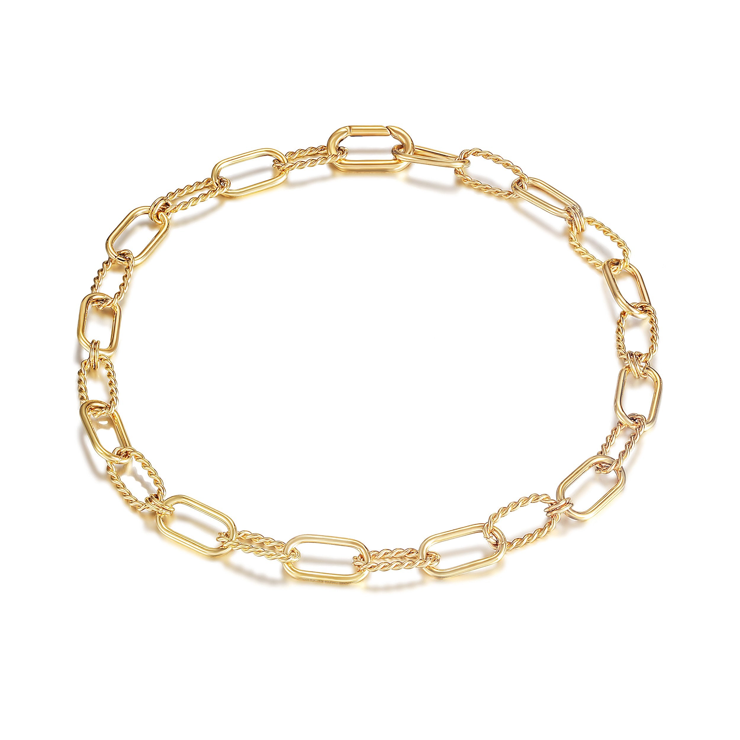 THREADER INTERLOCKING NECKLACE